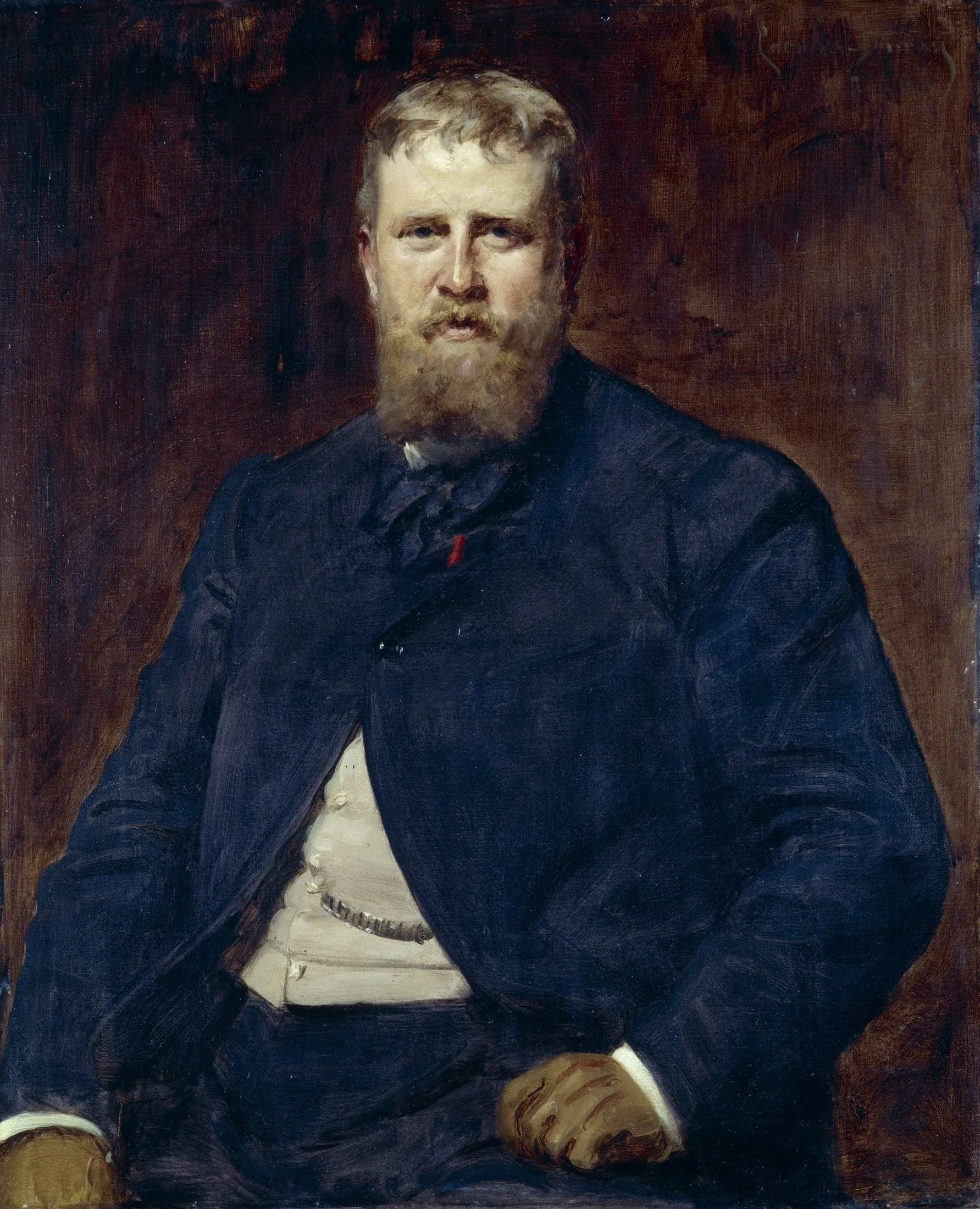Portrait de Frits Thaulow - Carolus-Duran image 1 tableau peint à l’huile sur toile