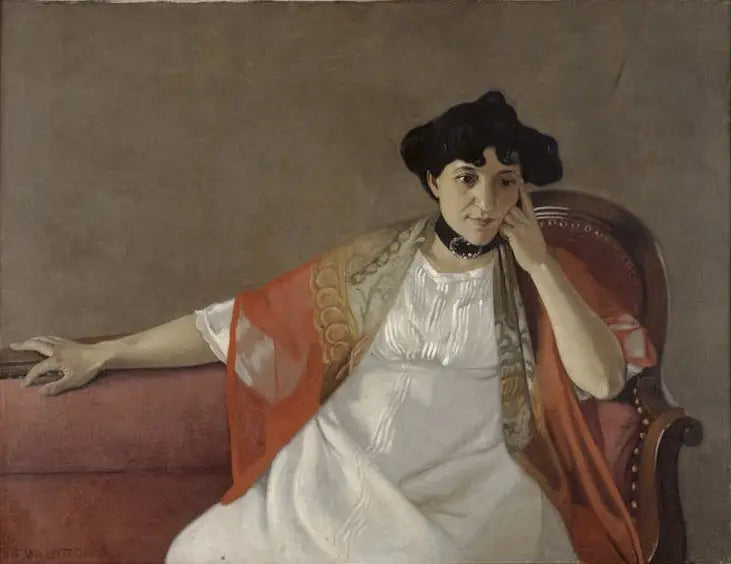 ภาพเหมือนของ Gabrielle Vallotton - Félix Vallotton