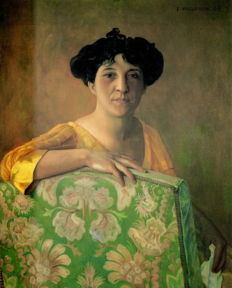 ภาพเหมือนของ Gabrielle Vallotton - Félix Vallotton