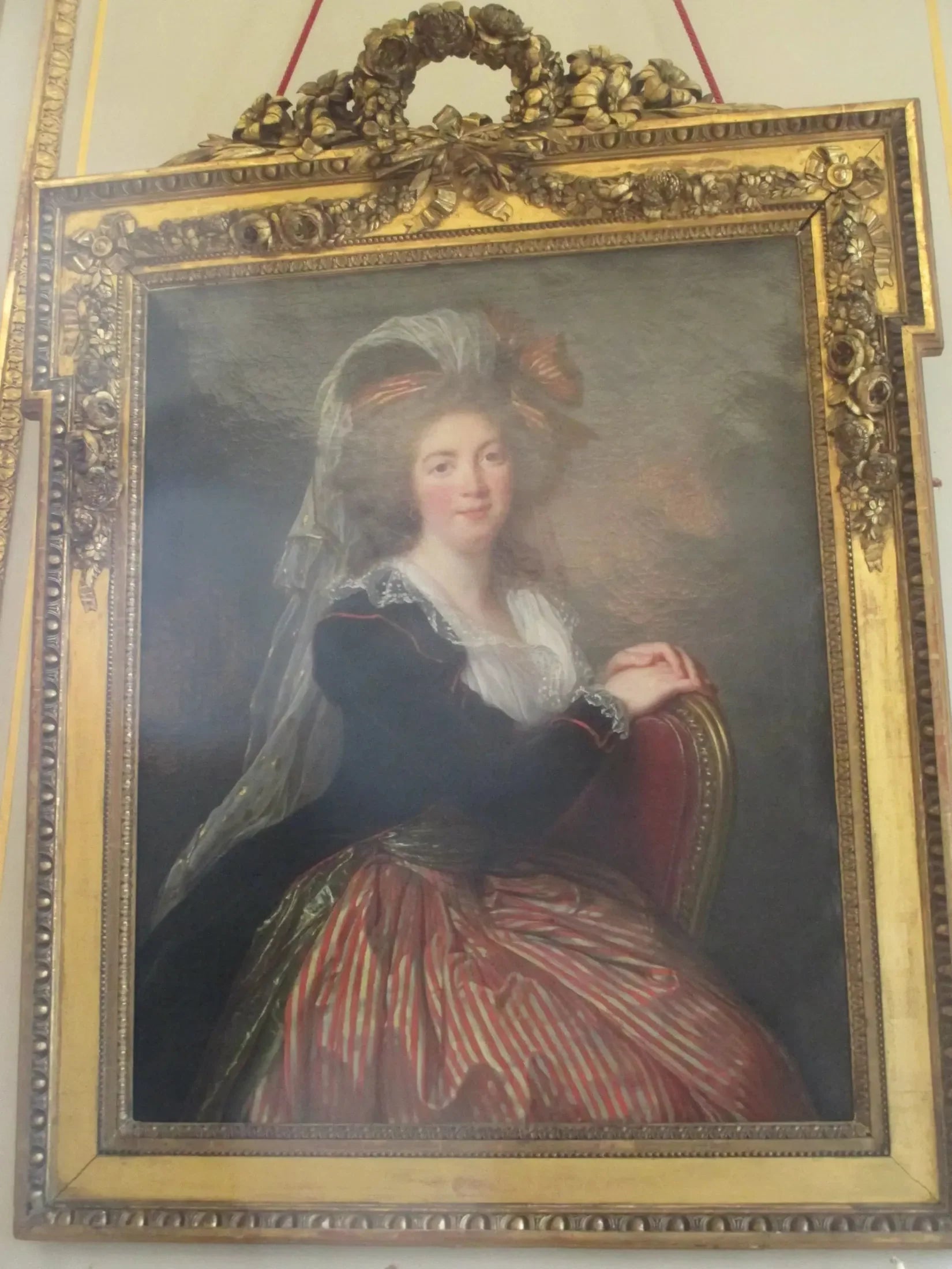Portrait de Geneviève-Sophie de Couteux du Molay - Élisabeth Vigée Le Brun image 1 reproduction artisanale de tableau