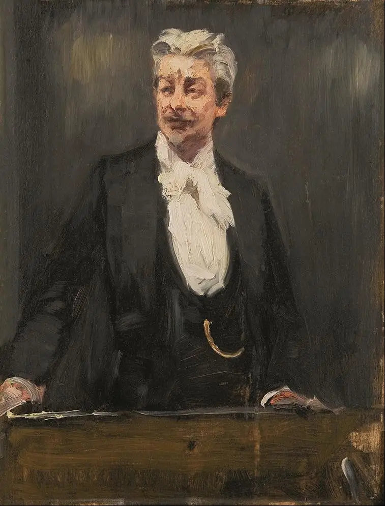 ภาพเหมือนของ Georg Brandes ขณะบรรยาย - Peder Severin Krøyer