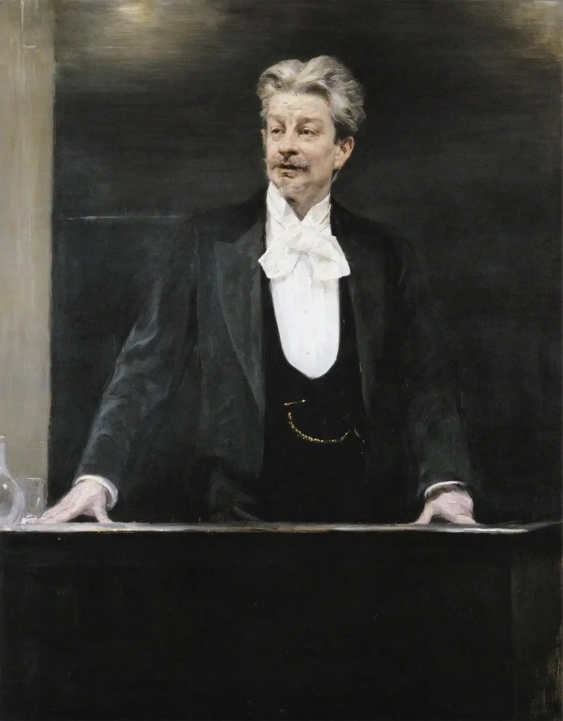 ภาพเหมือนของ Georg Brandes ขณะบรรยาย - Peder Severin Krøyer