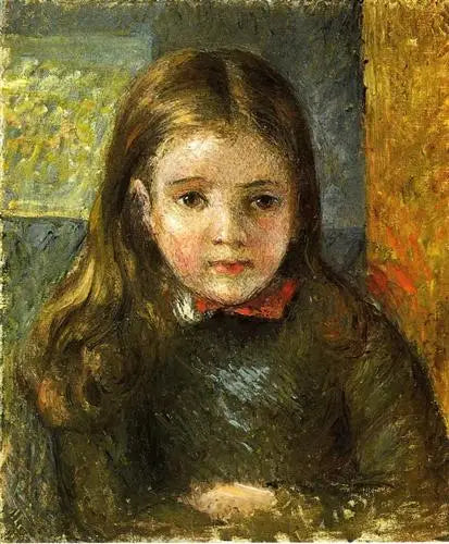 Portrait de Georges Pissarro - Camille Pissarro image 1 reproduction de peinture à l’huile