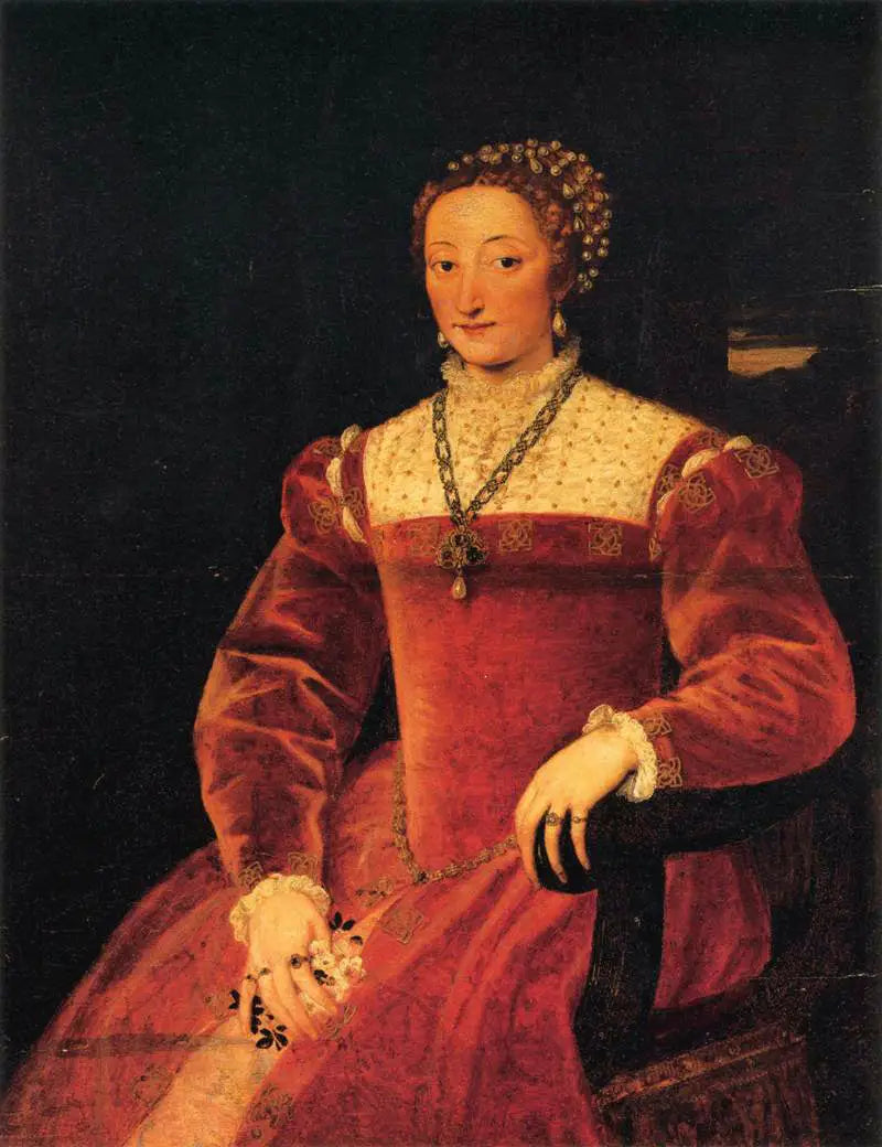 ภาพเหมือนของ Giulia Varano - Titian