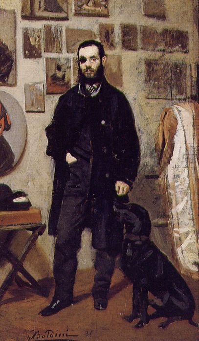 ภาพเหมือนของ Giuseppe Abbati - Giovanni Boldini