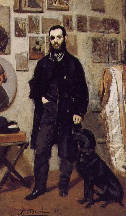 ภาพเหมือนของ Giuseppe Abbati - Giovanni Boldini