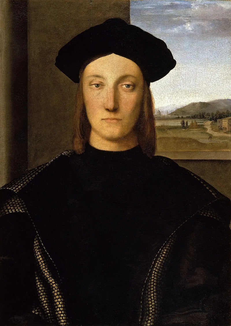 พระบ portrait ของ Guidobaldo Ier de Montefeltro - ราฟาเอล ซานซิโอ