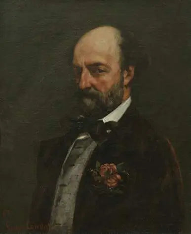 Portrait de Gustave Matthieu - Gustave Courbet image 1 reproduction réalisée par Alpha Reproduction