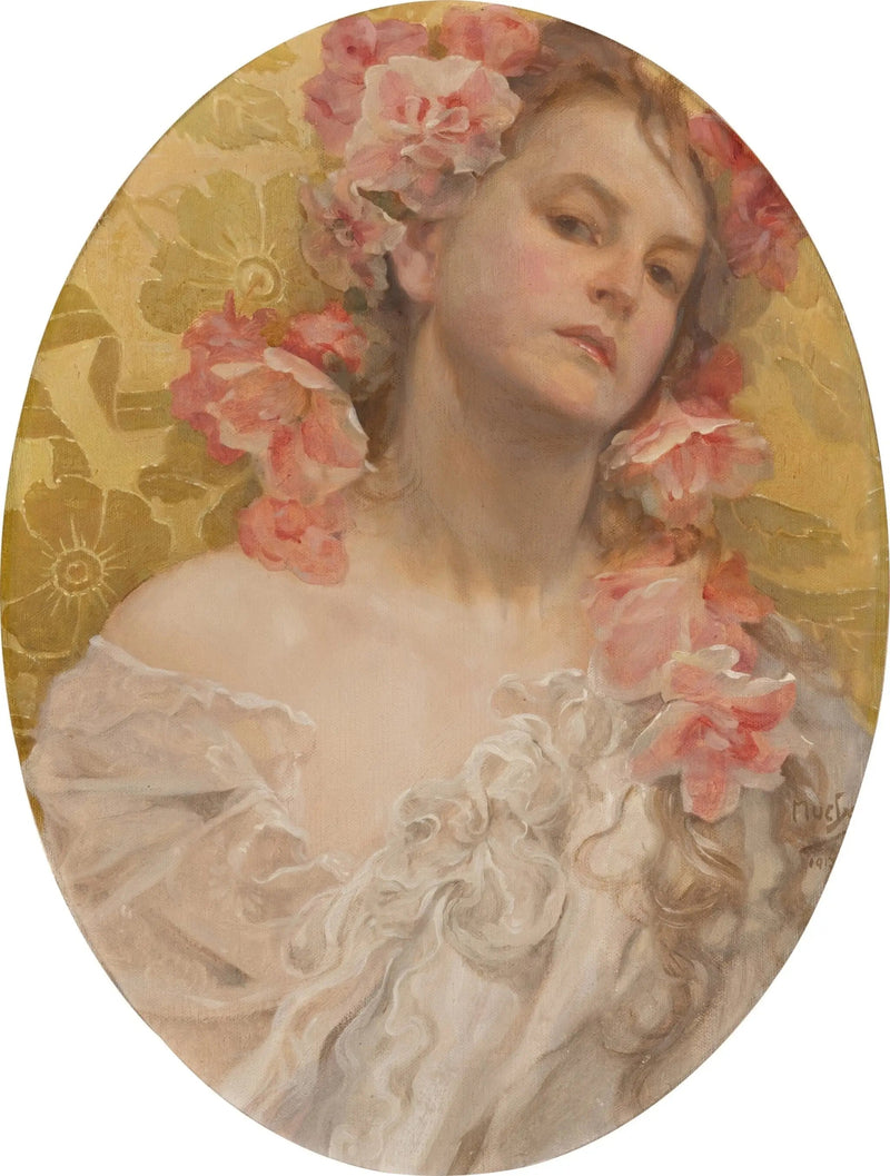 ภาพเหมือน Hanna Vitousek - อัลฟอนส์ มูชา