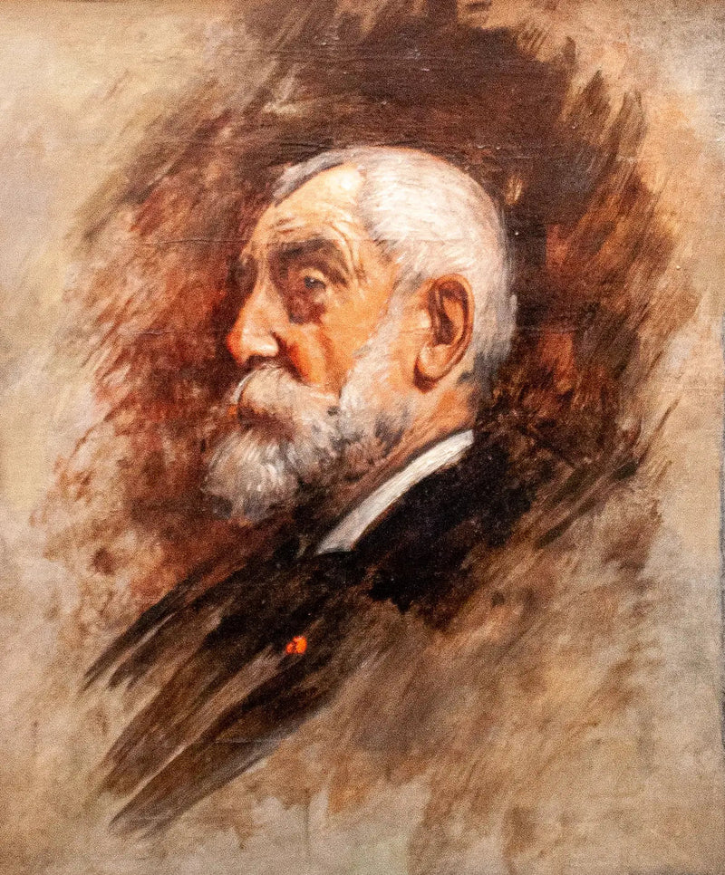 ภาพเหมือนของ Henri Harpignies - Léon Bonnat