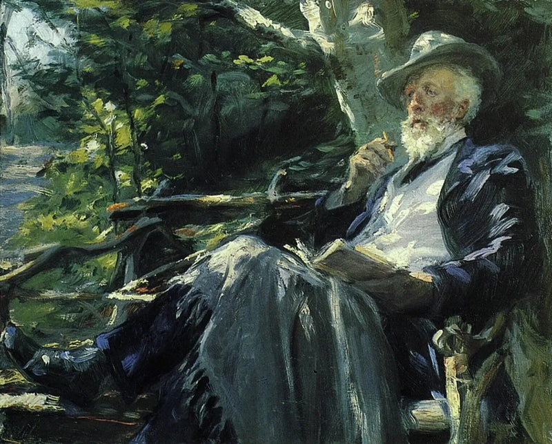 ภาพเหมือนของ Holger Drachmann - Peder Severin Krøyer