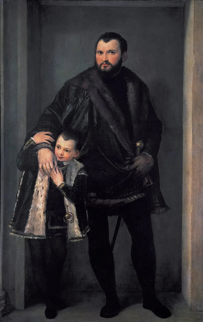 ภาพเหมือนของ Iseppo da Porto และลูกชาย Adriano - โปล์ เวอโรเนส