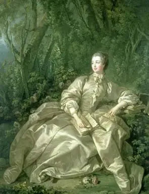 ภาพเหมือนของ Jeanne-Antoinette Poisson, มาร์กีซแห่ง Pompadour - François Boucher