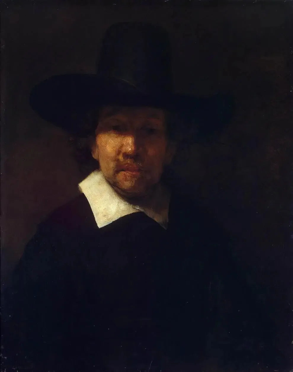 Portrait de Jérémie de Decker - Rembrandt image 1 tableau peint à l’huile sur toile