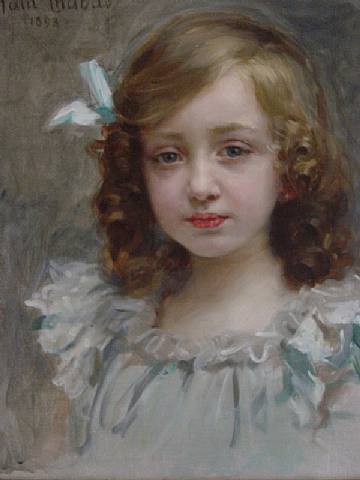Portrait de jeune fille - Paul Chabas