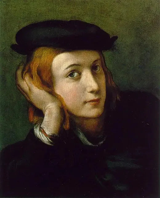 Portrait de jeune homme - Antonio da Correggio image 1 reproduction d’œuvre d’art à l’huile