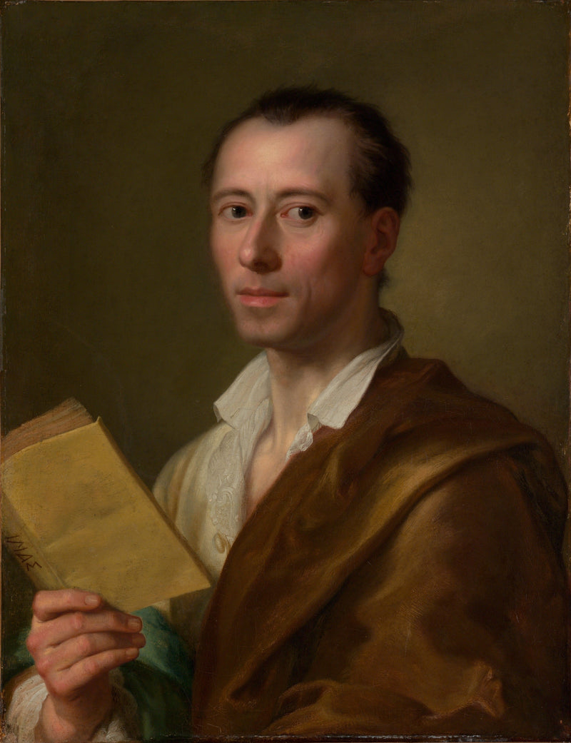 ภาพเหมือนของ Johann Joachim Winckelmann (1717-1768) - Anton Raphael Mengs
