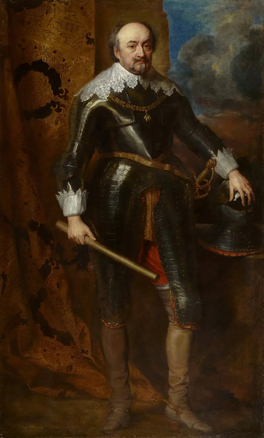 ภาพเหมือนของ Johann VIII, เคานต์แห่ง Nassau-Siegen - Antoine van Dyck