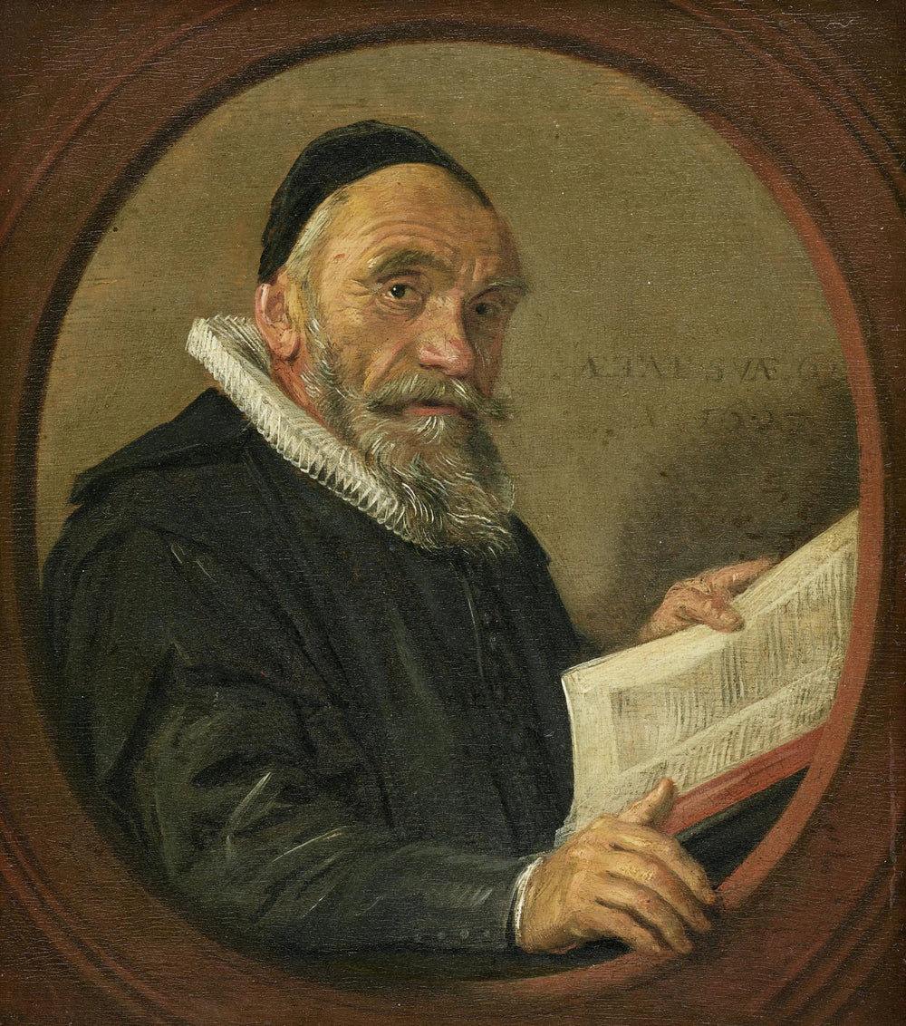 Portrait de Johannes Acronius - Frans Hals image 1 copie peinte à la main à l’huile