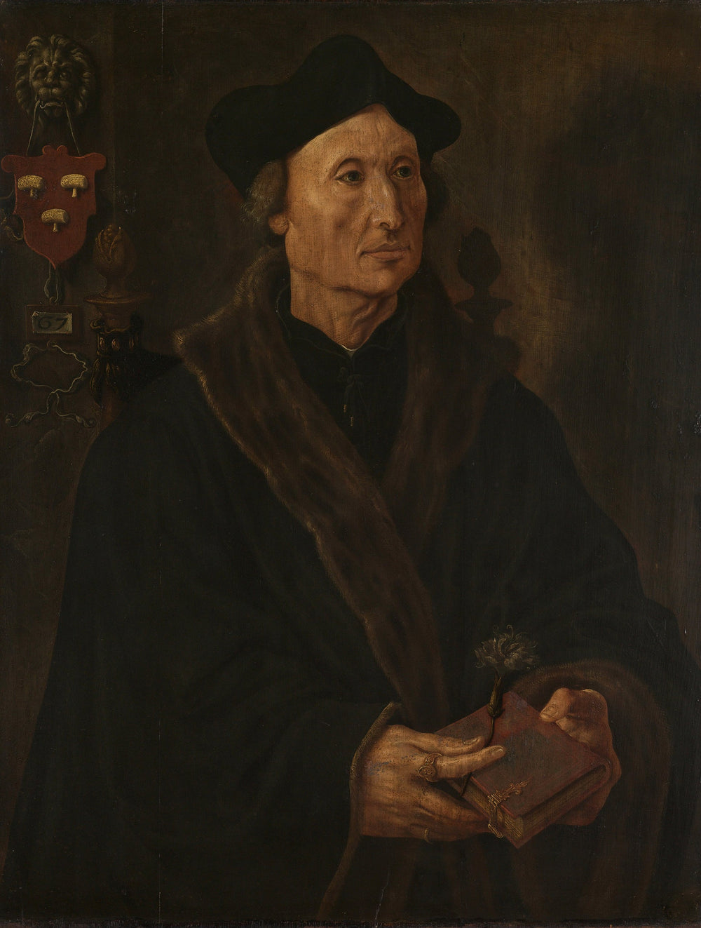 Portrait de Johannes Colmannus (1471-1538) - Maarten van Heemskerck image 1 reproduction de peinture à l’huile