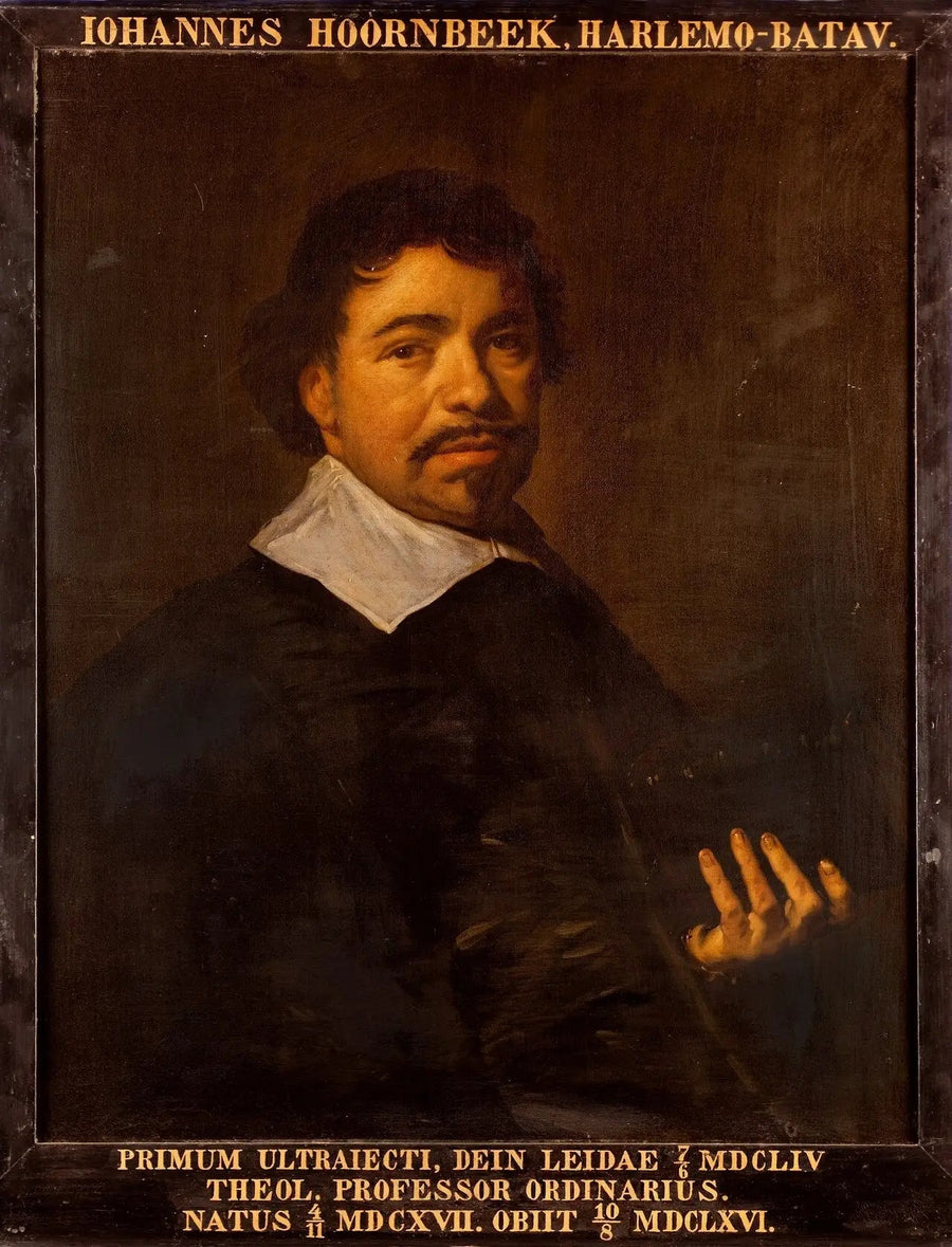 ภาพเหมือนของ Johannes Hoornbeek ศาสตราจารย์ที่ Leyde - Frans Hals