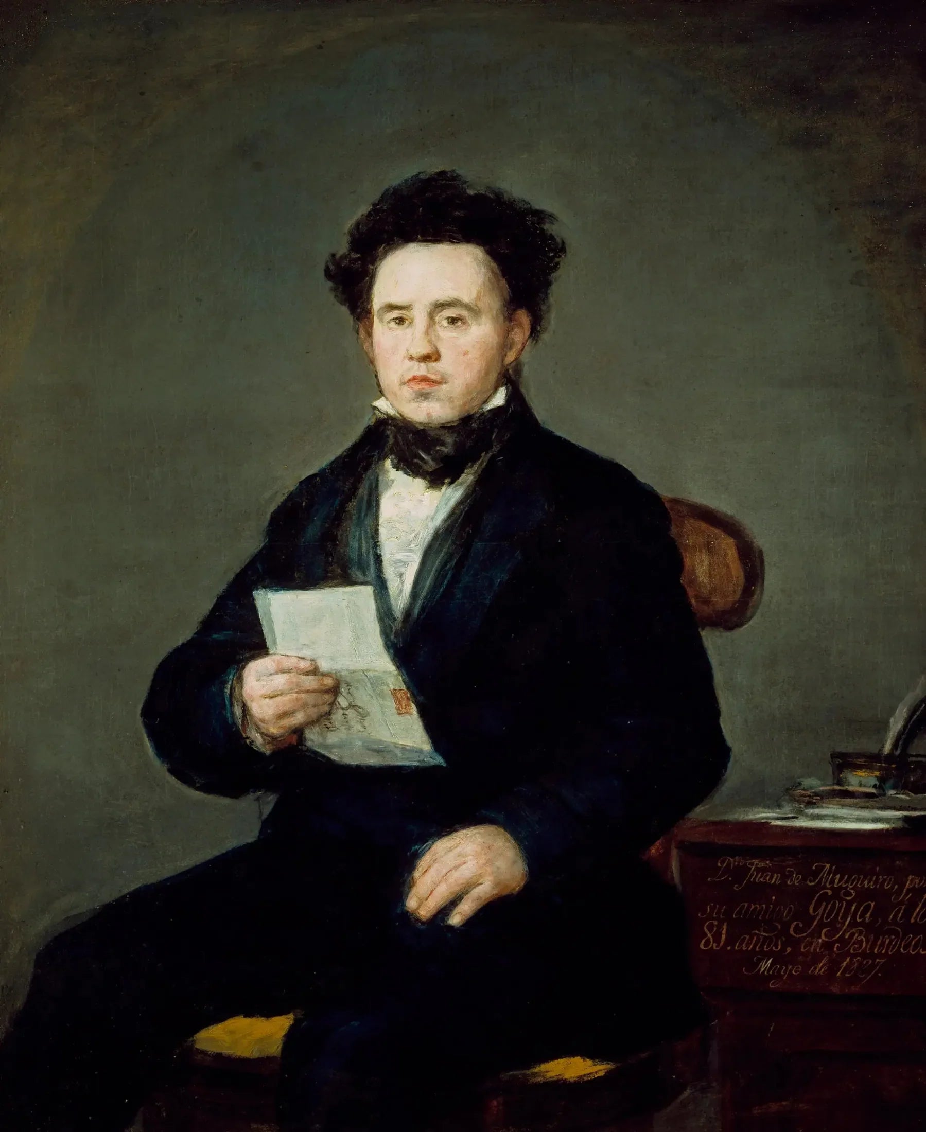 Portrait de Juan Bautista Muguiro - Francisco de Goya image 1 copie peinte à la main à l’huile