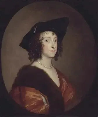 ภาพเหมือนของ Katherine Wotton, Lady Stanhope, เคาน์เตสแห่ง Chesterfield (1609-1667) - Antoine van Dyck