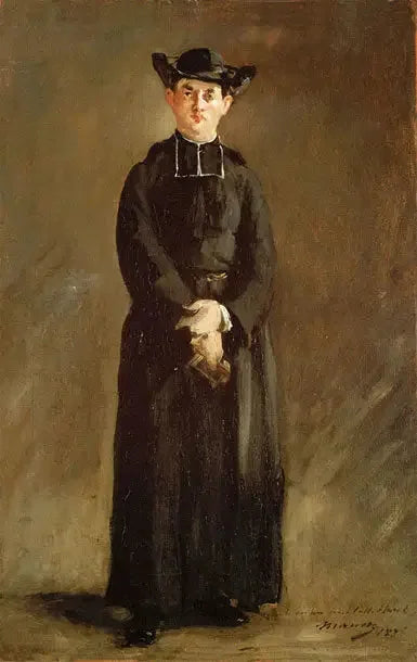 ภาพเหมือนของอับเบ Hurel - Édouard Manet