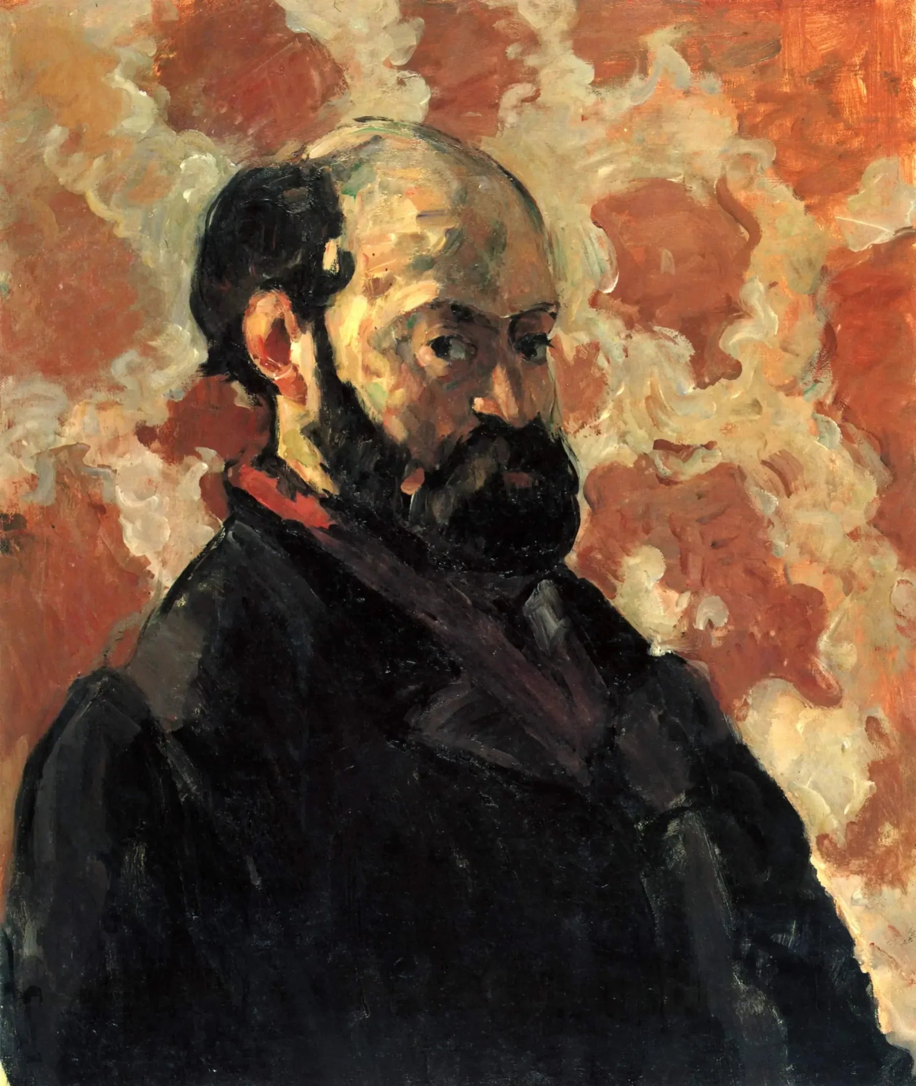 Portrait de l'artiste au fond rose - Paul Cézanne image 1 copie peinte à la main à l’huile