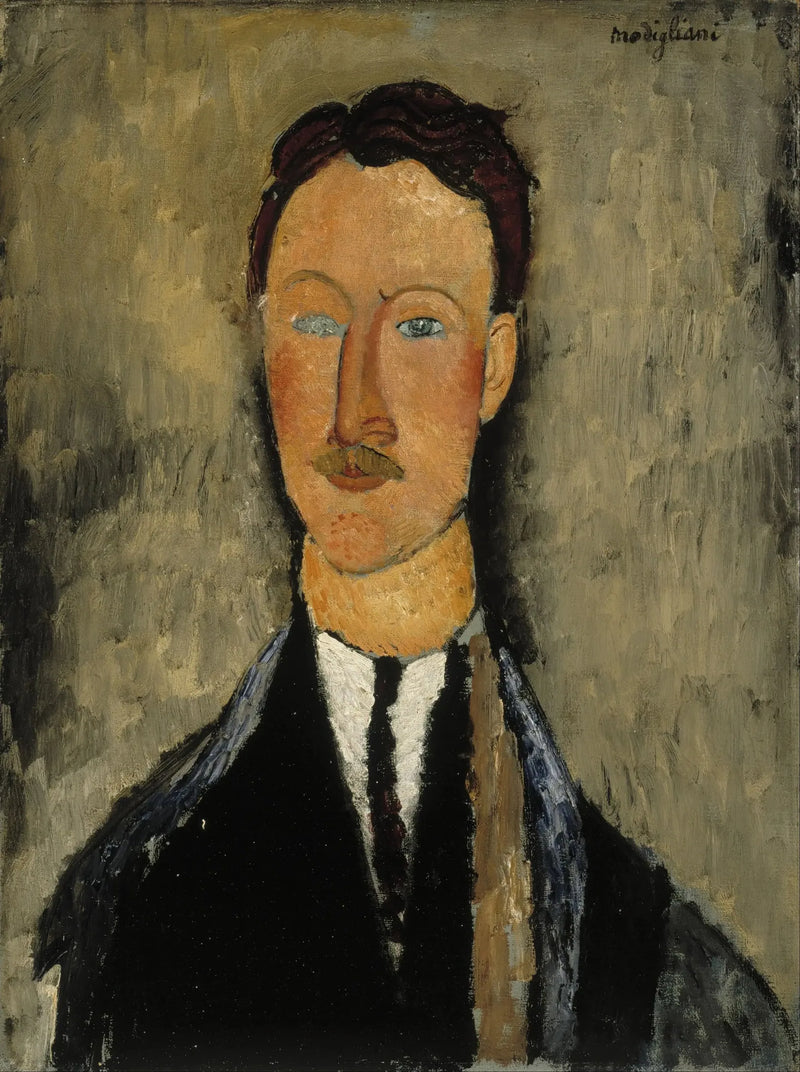 ภาพเหมือนของศิลปิน Léopold Survage - Amedeo Modigliani