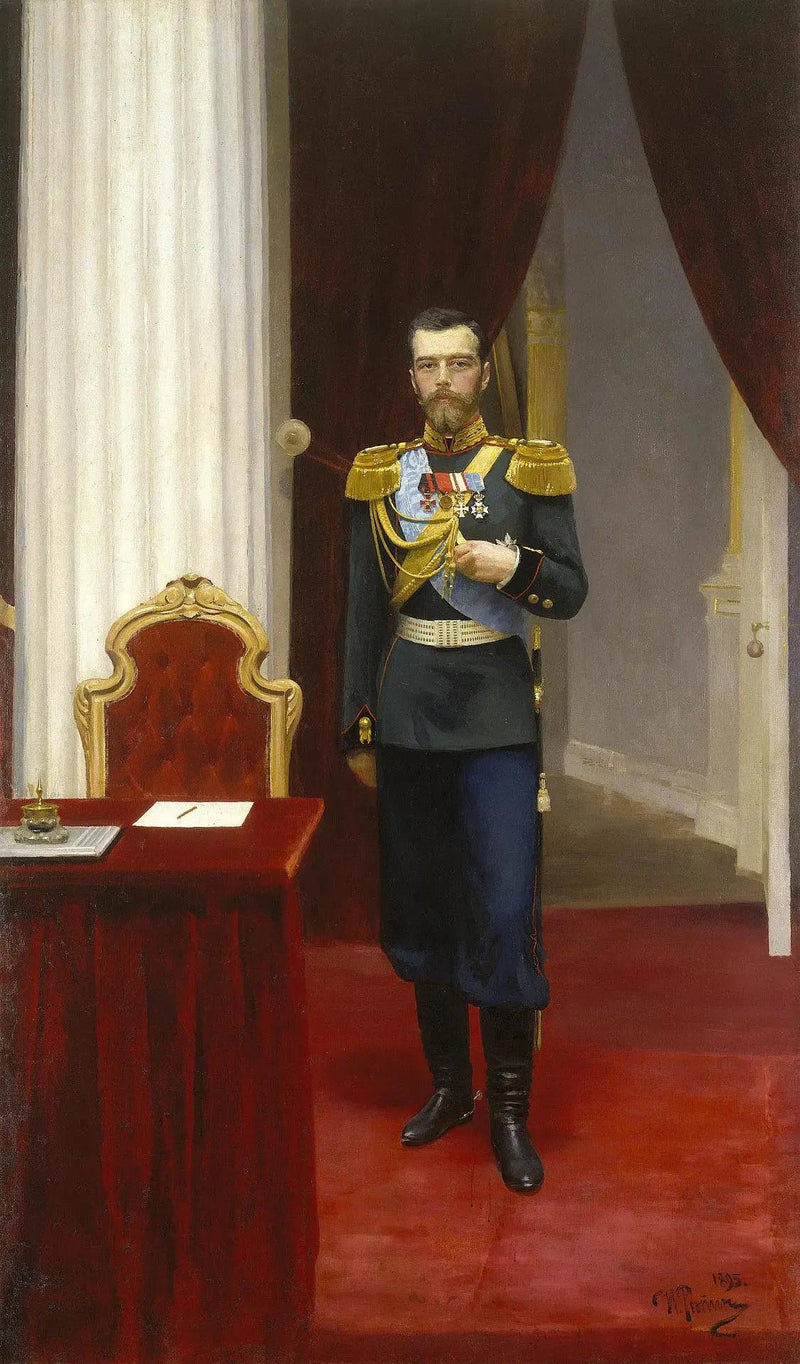 ภาพเหมือนของจักรพรรดิ Nicolas II - Ilya Repin