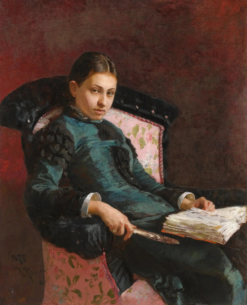 ภาพเหมือนภรรยาของศิลปิน, Vera Repin