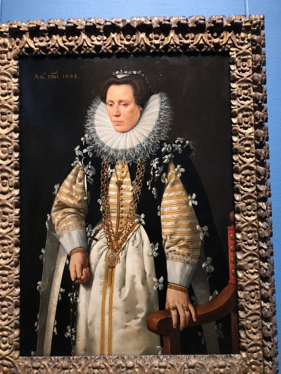 ภาพเหมือนภรรยาของ Nicolas de Hellincx - Frans Pourbus the Younger