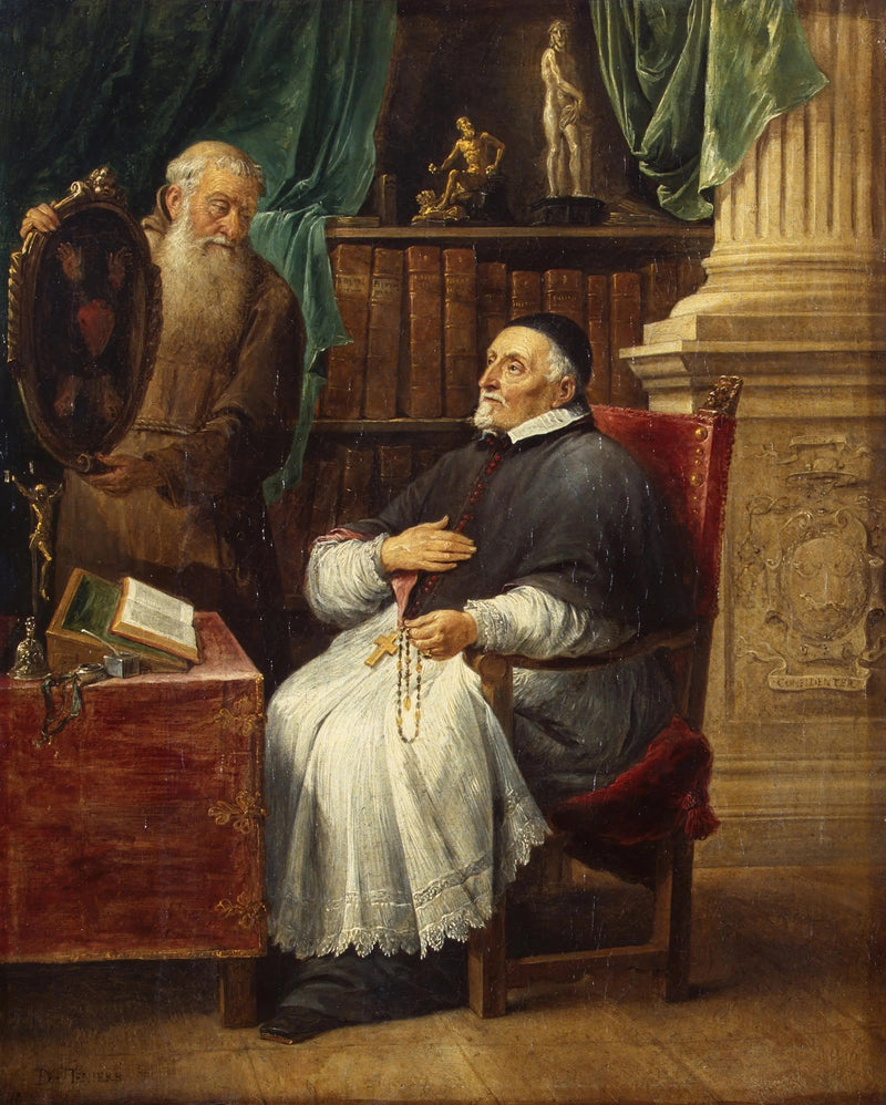 ภาพเหมือนของพระสังฆราช Antonius Triest และน้องชาย Eugène, คาปูชิน - David Teniers le Jeune