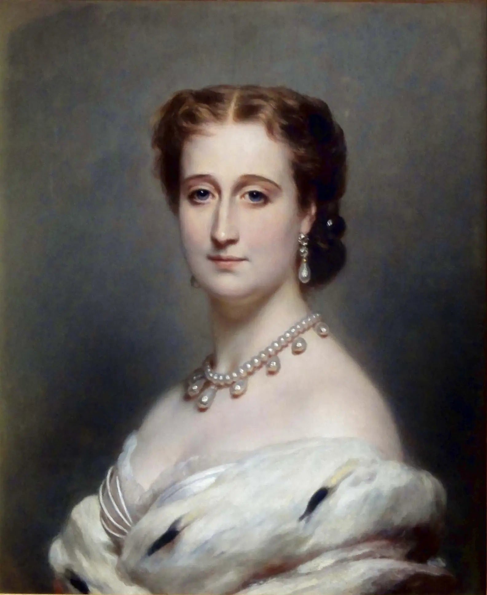 Portrait de l'impératrice Eugénie - Franz Xaver Winterhalter image 1 reproduction de peinture à l’huile