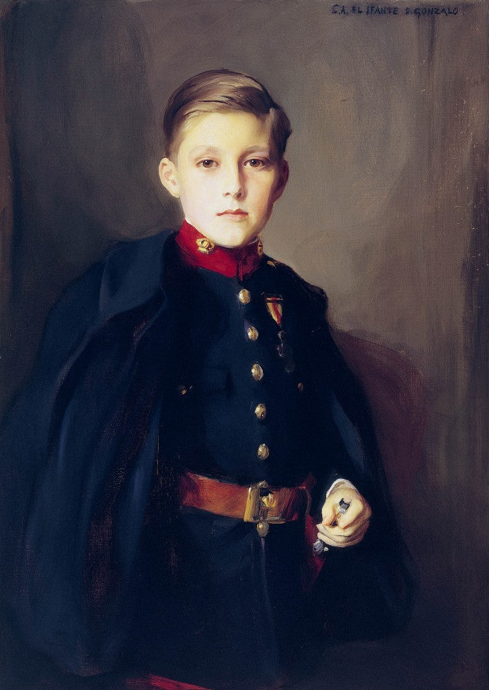 Portrait de l'infant Don Gonzalo de Borbón - Philip de László image 1 reproduction d’œuvre d’art à l’huile