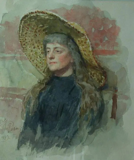 ภาพเหมือนของจิตรกร Elizabeta Nikolayevna Zvantseva - Ilya Repin