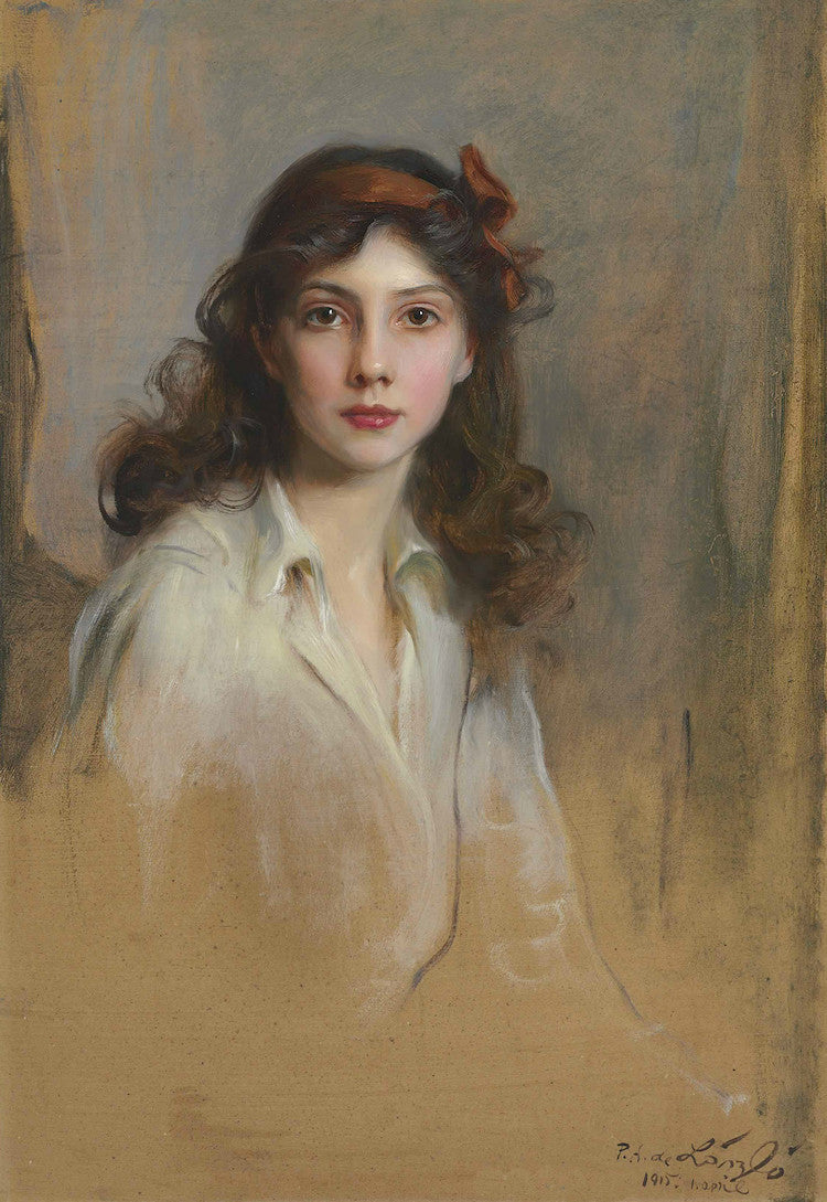 Portrait de la princesse Xenia Georgievna (1903–1965) - Philip de László image 1 reproduction artisanale de tableau