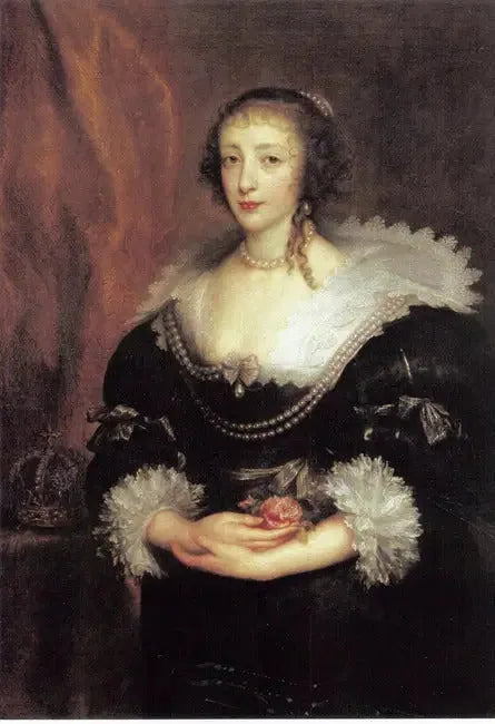 ภาพเหมือนของราชินี Henriette Marie - Antoine van Dyck