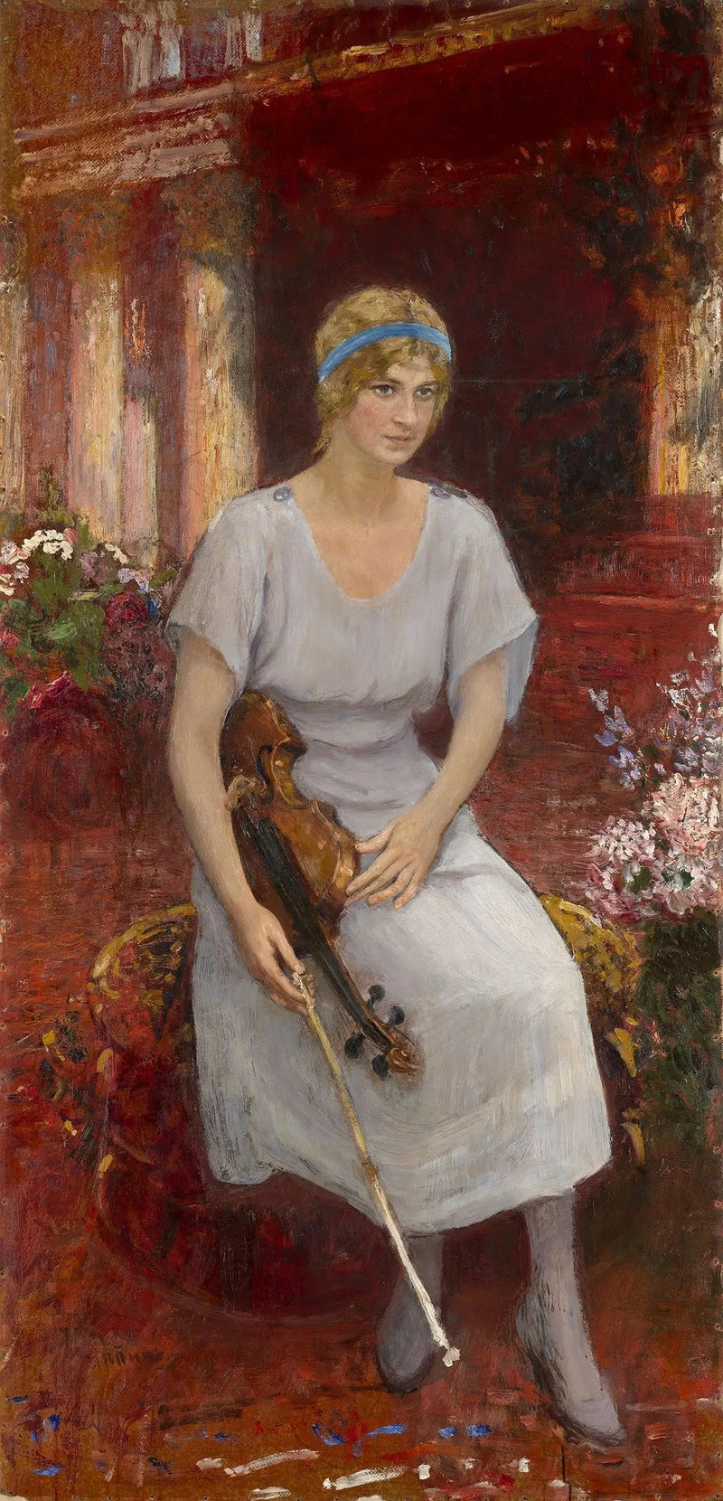 ภาพเหมือนนักไวโอลิน Cecilia Hansen - Ilya Repin