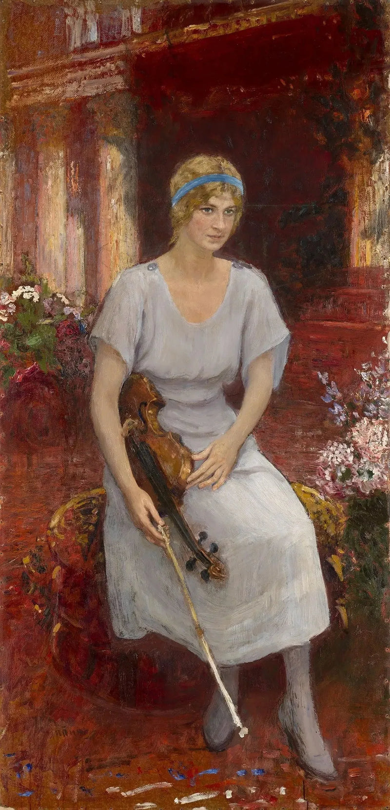 ภาพเหมือนนักไวโอลิน Cecilia Hansen - Ilya Repin