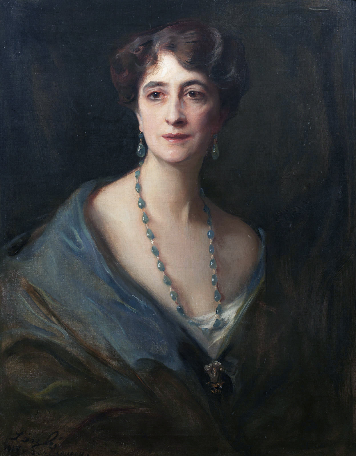 Portrait de Lady Byng, née Marie Evelyn Moreton - Philip de László image 1 reproduction artisanale de tableau
