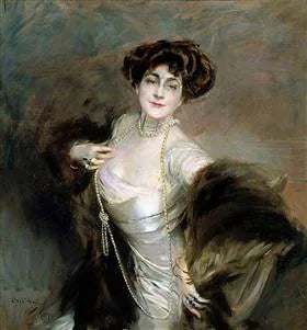 ภาพเหมือนของ Lady Diaz Albertini - Giovanni Boldini