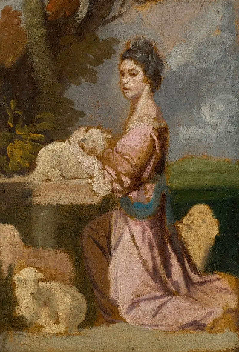 ภาพเหมือนของ Lady Mary Leslie - Joshua Reynolds