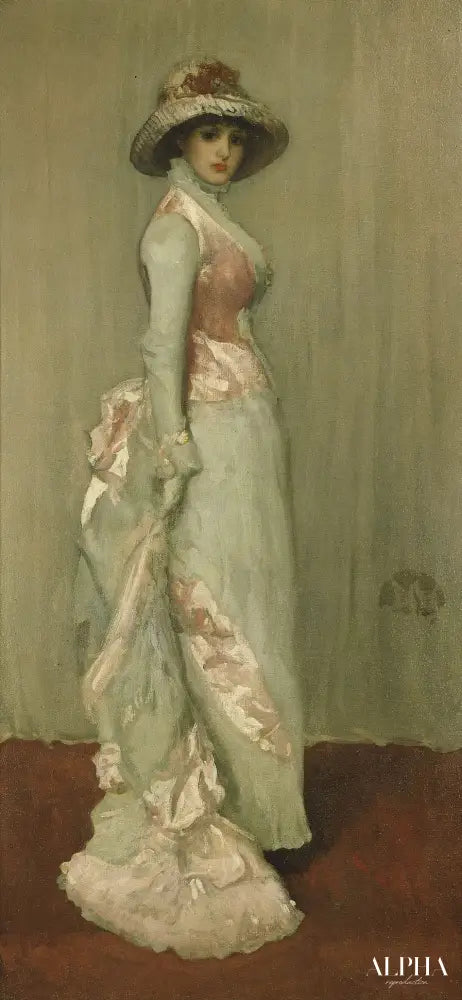 Portrait de Lady Meux - James Abbott McNeill Whistler - Reproductions de tableaux et peintures haut de gamme