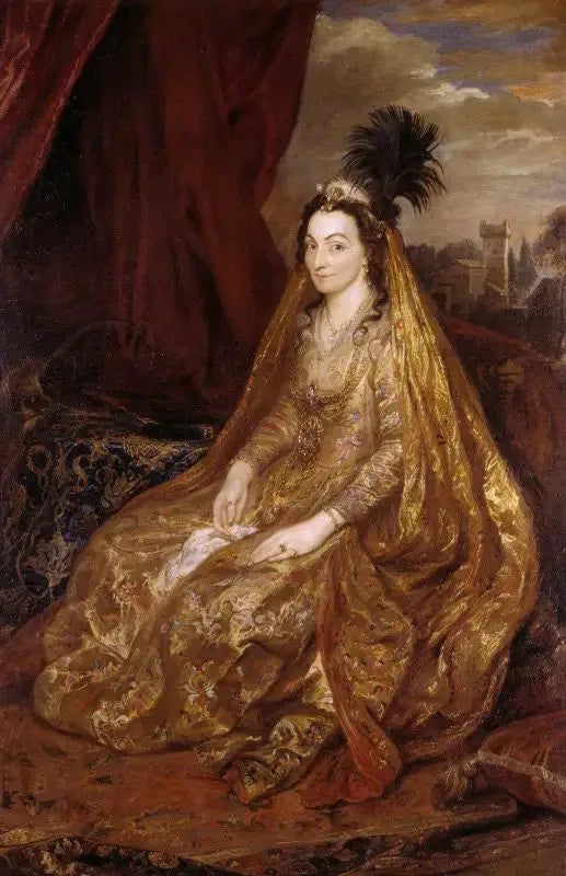 ภาพเหมือนของ Lady Theresa Shirley - Antoine van Dyck