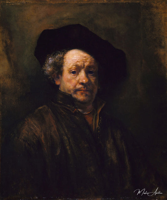 Portrait de l'âge - Rembrandt van Rijn - Reproductions de tableaux et peintures haut de gamme