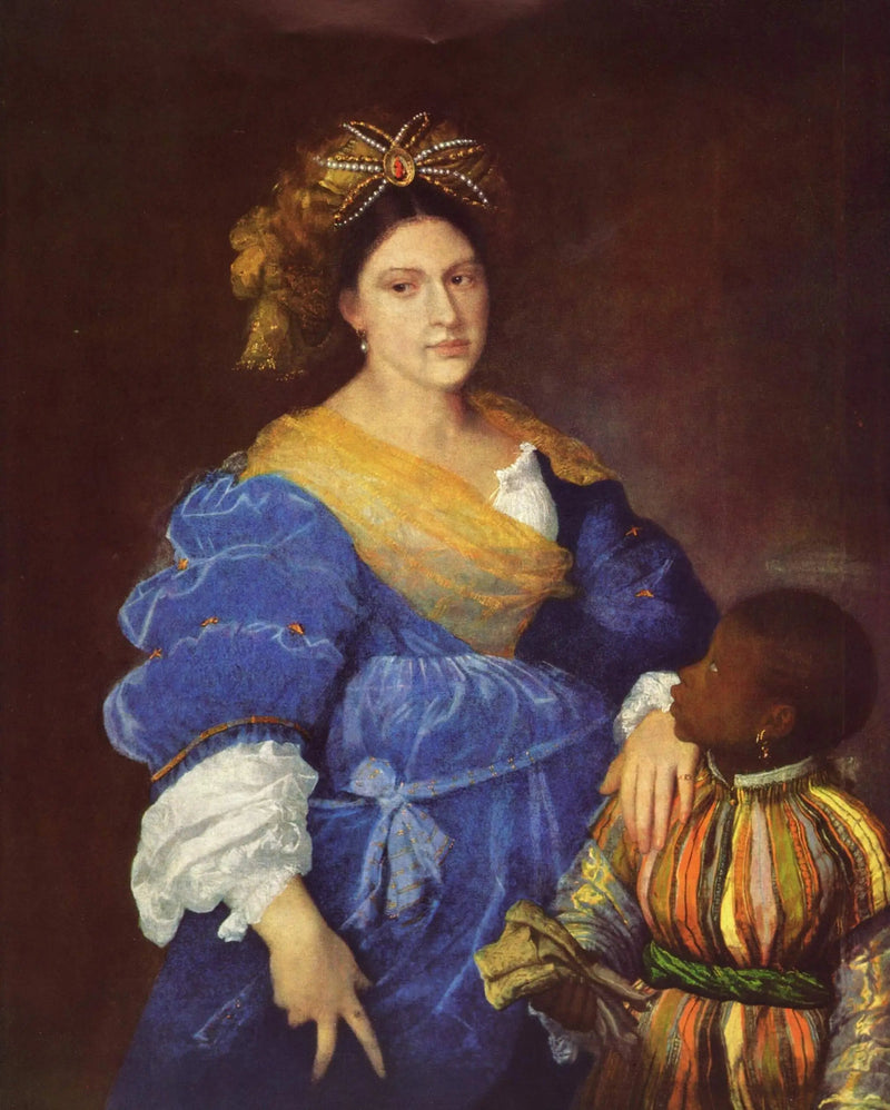 ภาพเหมือนของ Laura Dianti - Titian