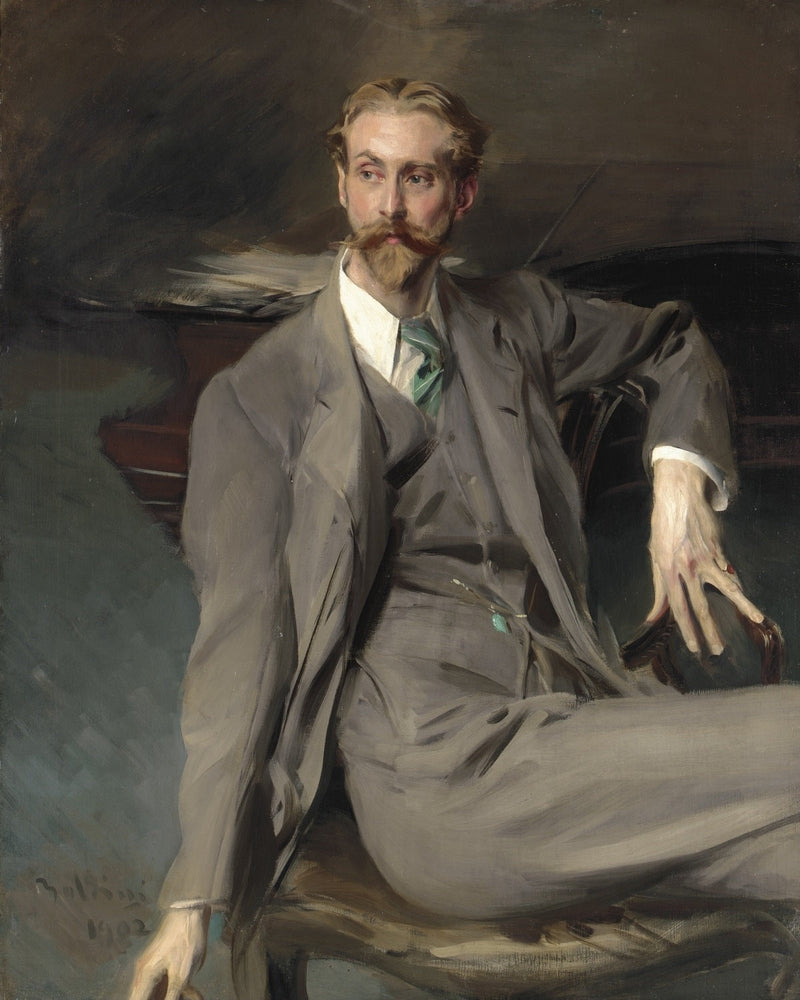 ภาพเหมือนของ Lawrence Alexander Harrison - Giovanni Boldini