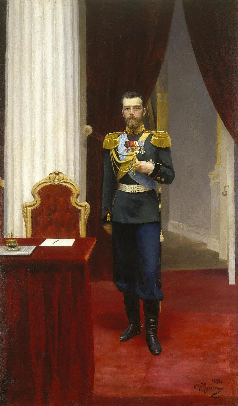 ภาพเหมือนของจักรพรรดิ Nicolas II - Ilya Repin